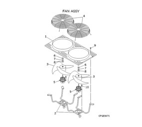 Mitsubishi Heavy Fan Motor FDC680KXRE6