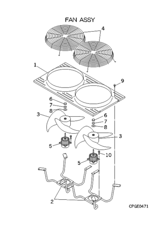 Mitsubishi Heavy Fan Motor FDC680KXRE6
