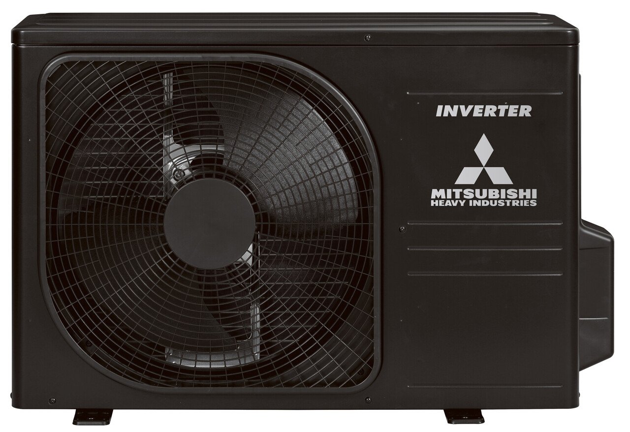 Mitsubishi Heavy Mitsubishi SRK35ZT-WFB wandmodel Mat Zwart SET met ingebouwde WIFI