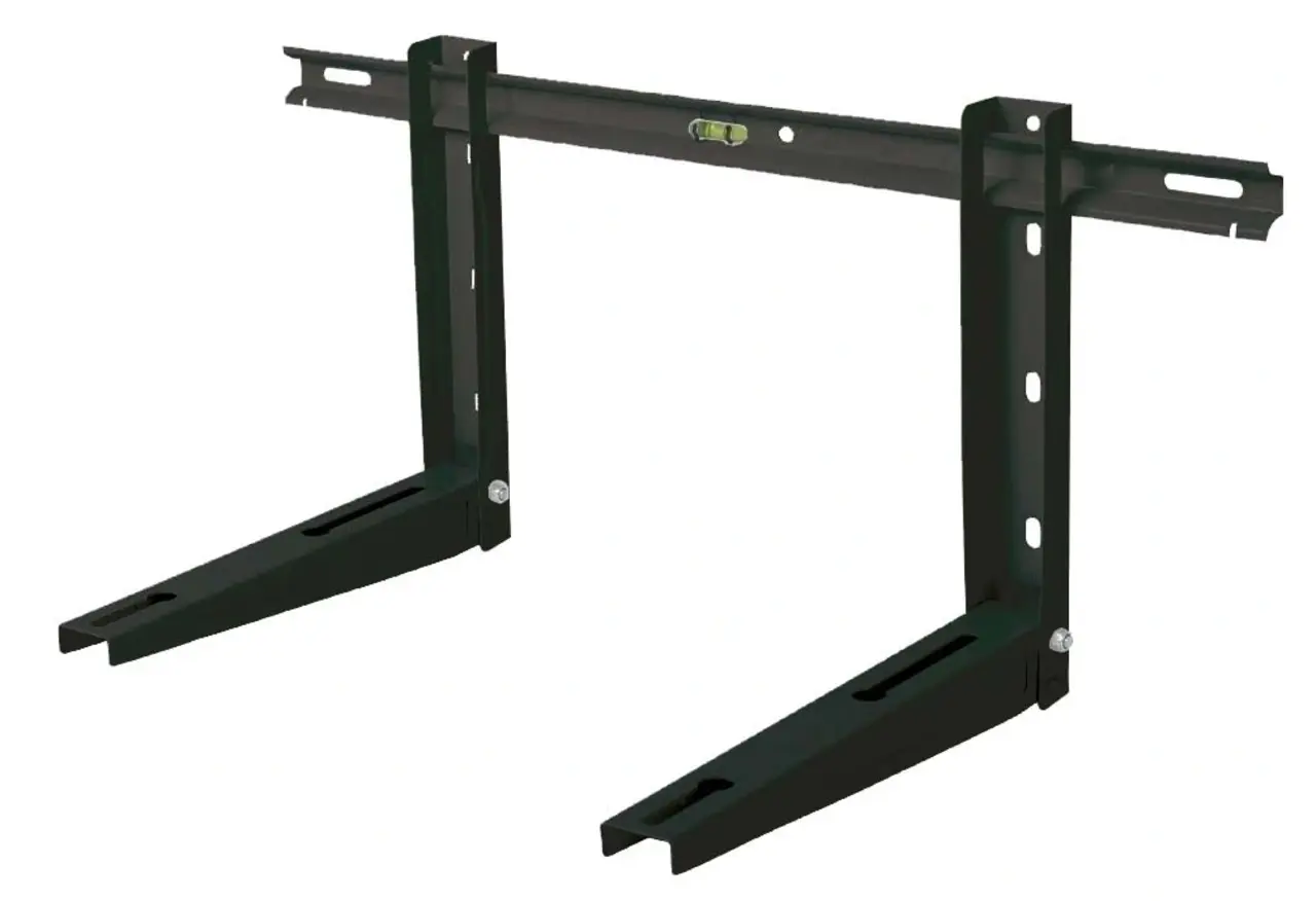 2EmmeClima 2EmmeClima Muurbeugel S-211P.95 Zwart – Verstelbare Universele Wandconsole 800×465 mm, 160 kg Draagvermogen