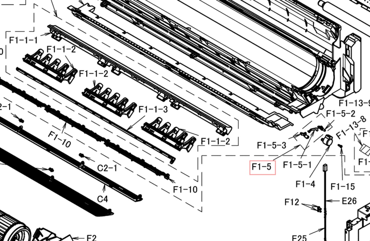 Daikin  SHAFT ASSY Daikin FTXM50R2V1B