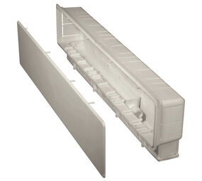 Universeel muur inbouwbox met condensbak -