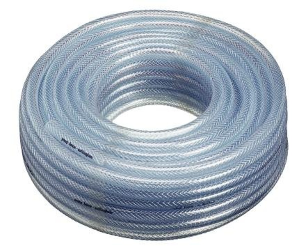 Aspen PVC slang 6x10mm versterkt, rol 30m Aspen PVC slang 6x10mm versterkt, rol 30m