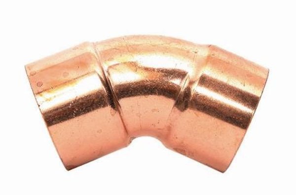 Mueller soldeerbocht 45° 2x1.3/8"