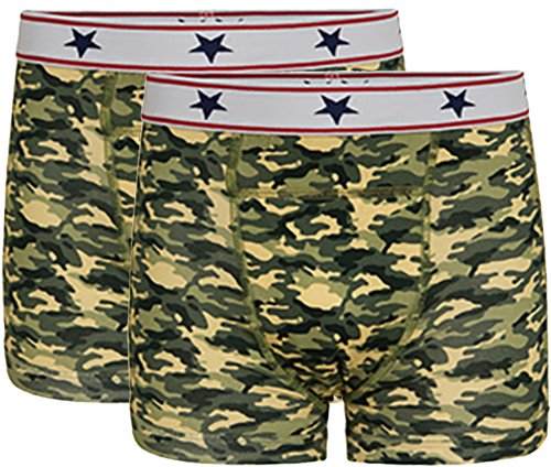 Underwunder Jongens Boxer, camouflage (setprijs)