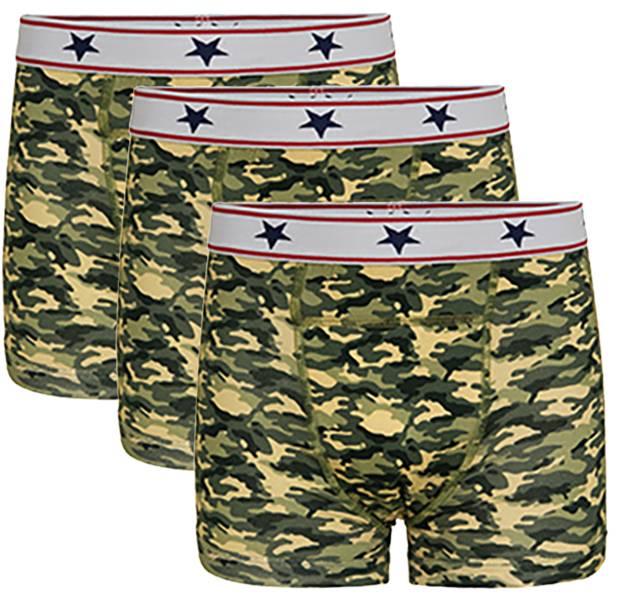 Underwunder Boys boxer camouflage (set of 3)