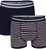 Underwunder Heren Boxer blauw/gestreept (setprijs)