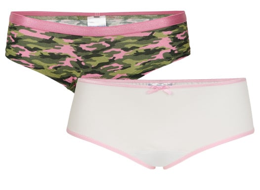 Underwunder Girls briefs pink and hearts print (set of 2)  - Copy - Copy