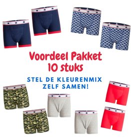 Underwunder Super Pakket van 10 jongens boxers