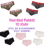 Underwunder UnderWunder Grils Pack of 10 briefs