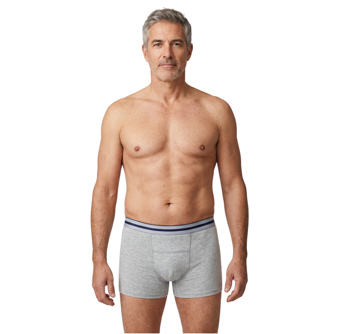 Underwunder Heren Boxer grijs