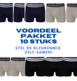 Underwunder Super Voordeel Pakket van 10 boxers, kleurenmix zelf te bepalen