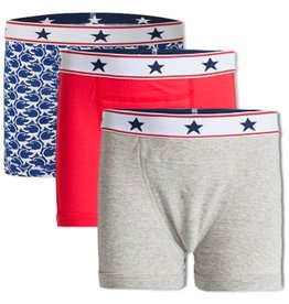 Underwunder Boys boxer red/grey/ monkey