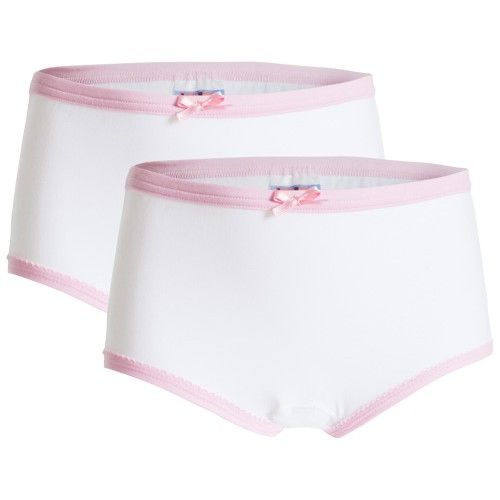 Underwunder Girls classic briefs white (set of 2)