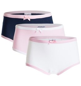 Underwunder Meisjes Slip, blauw/wit/roze (prijs per 3)