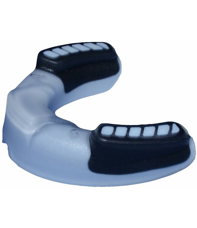 PUNCHR™ Ready for the Fight Mouth Guard White Black