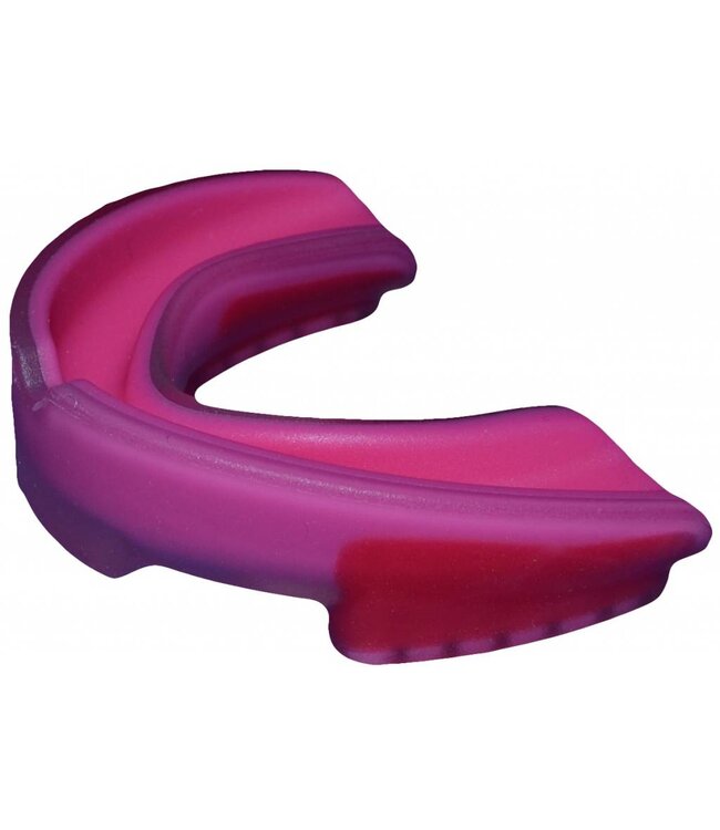 PUNCH ROUND Ready for the Fight Mouth Guard Zahn Schutz Rosa Rot