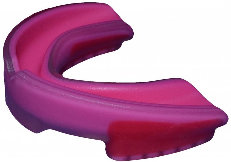 PunchR™  PUNCH ROUND™ Ready for the Fight Mouth Guard Pink Red