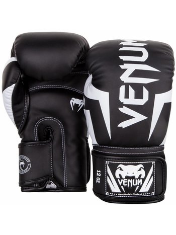 Venum Venum ELITE Boxhandschuhe Schwarz Weiß Kickboxen
