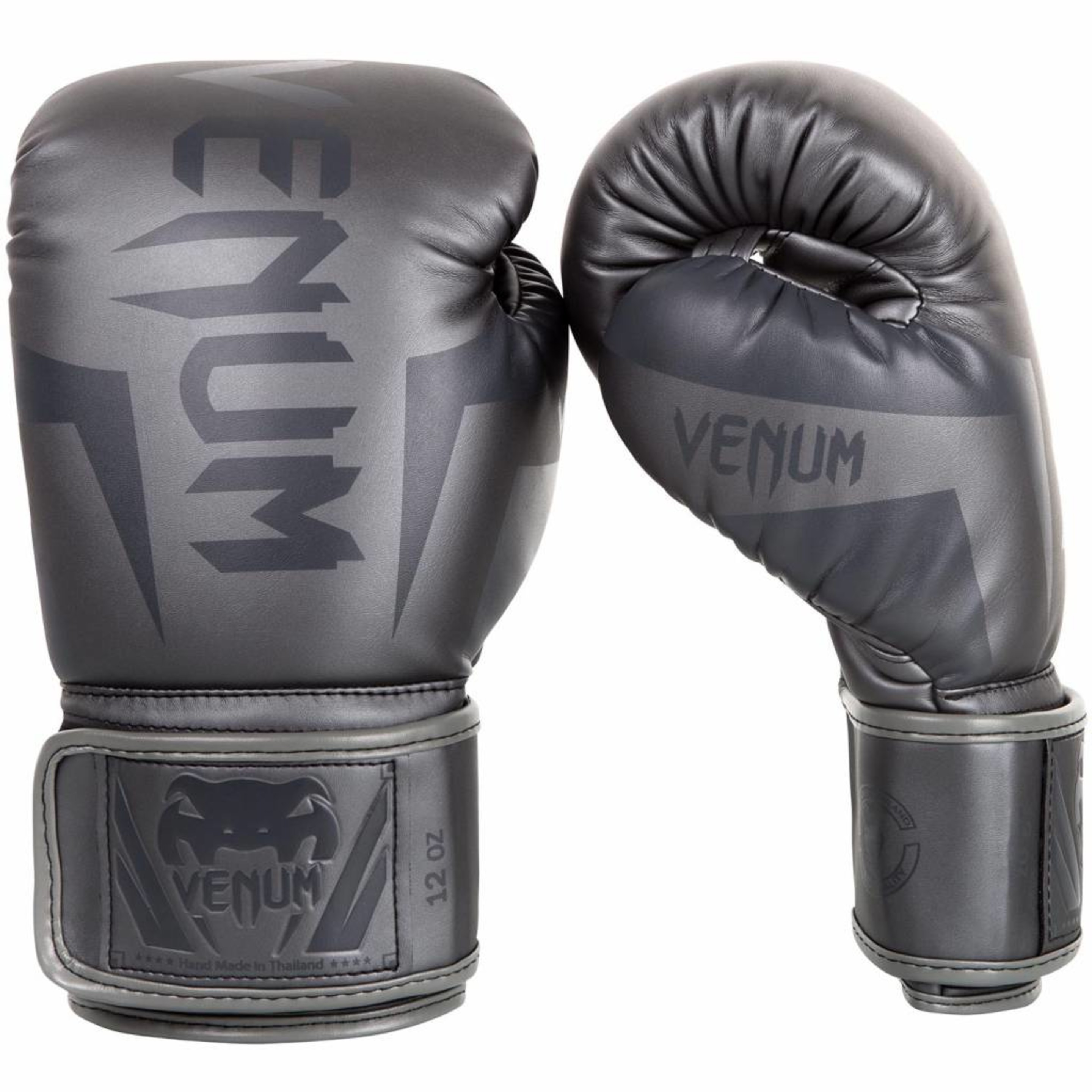 Venum ELITE Boxing Gloves Grey Muay Thai Kickboxing FIGHTWEAR SHOP EUROPE