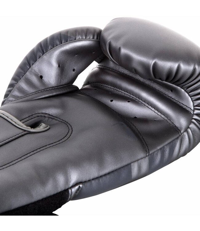 Venum Elite Boxing Gloves – Grey/Grey | For Boxing, Kickboxing & Muay Thai
