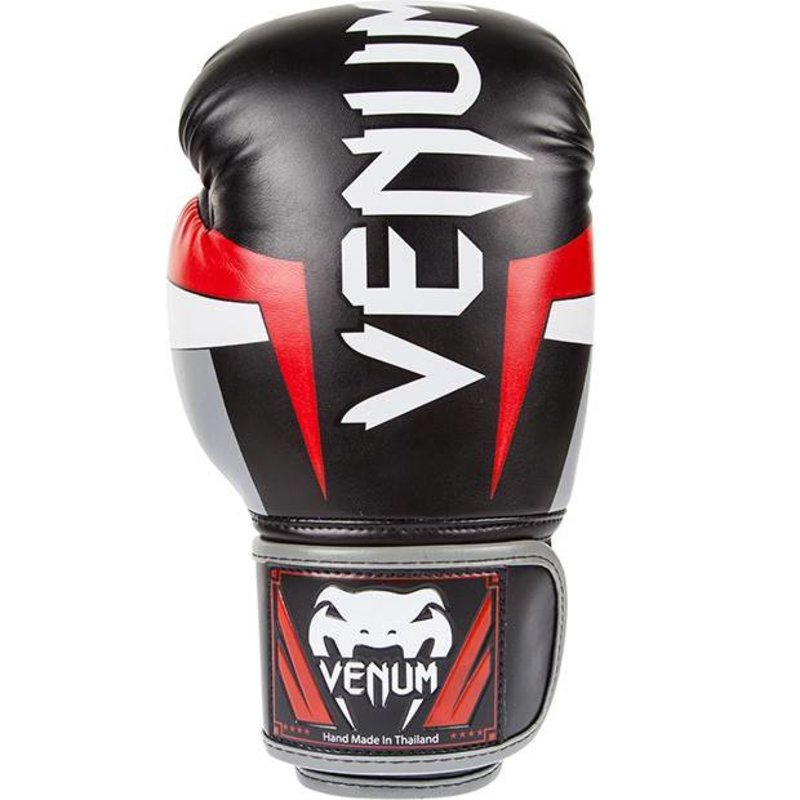 Venum - Gants de Boxe / Elite / Noir-Rouge / 14 Oz