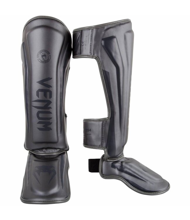 Venum Venum Elite Stand Up Shinguards Scheenbeschermer Grijs