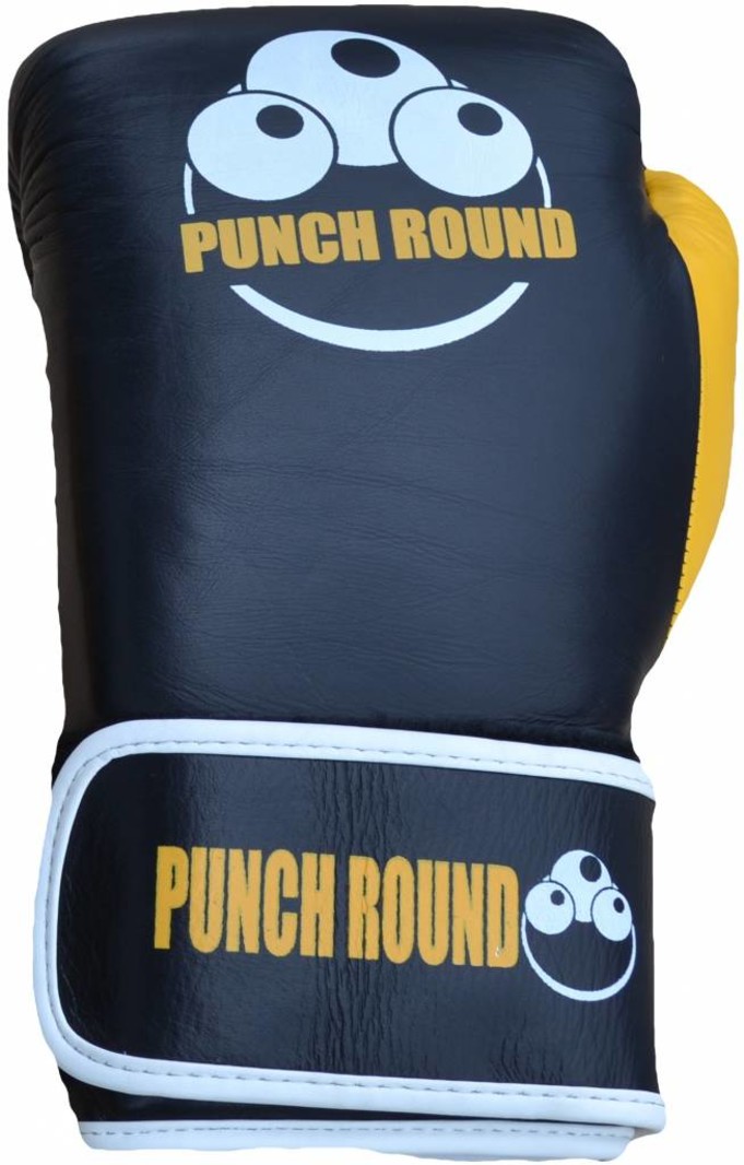 PunchR™  Punch Round™ ELITE PRO Bokshandschoenen Zwart Geel