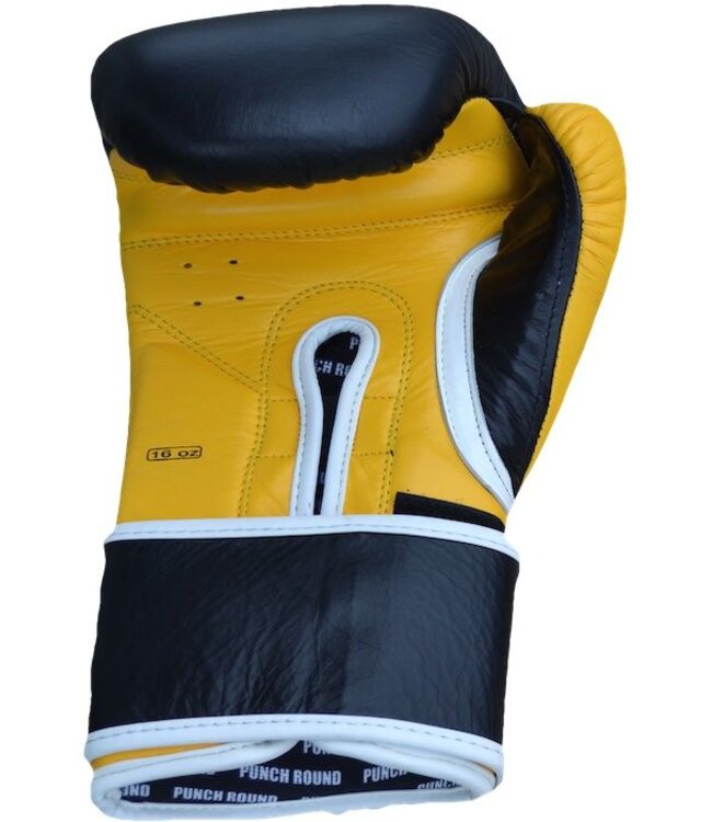 Punch Round™ ELITE PRO Box Handschuhe Schwarz Gelb