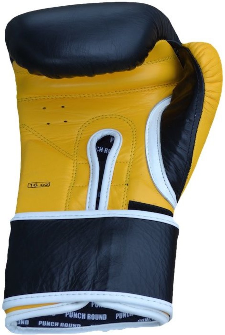 PunchR™  Punch Round™ ELITE PRO Box Handschuhe Schwarz Gelb