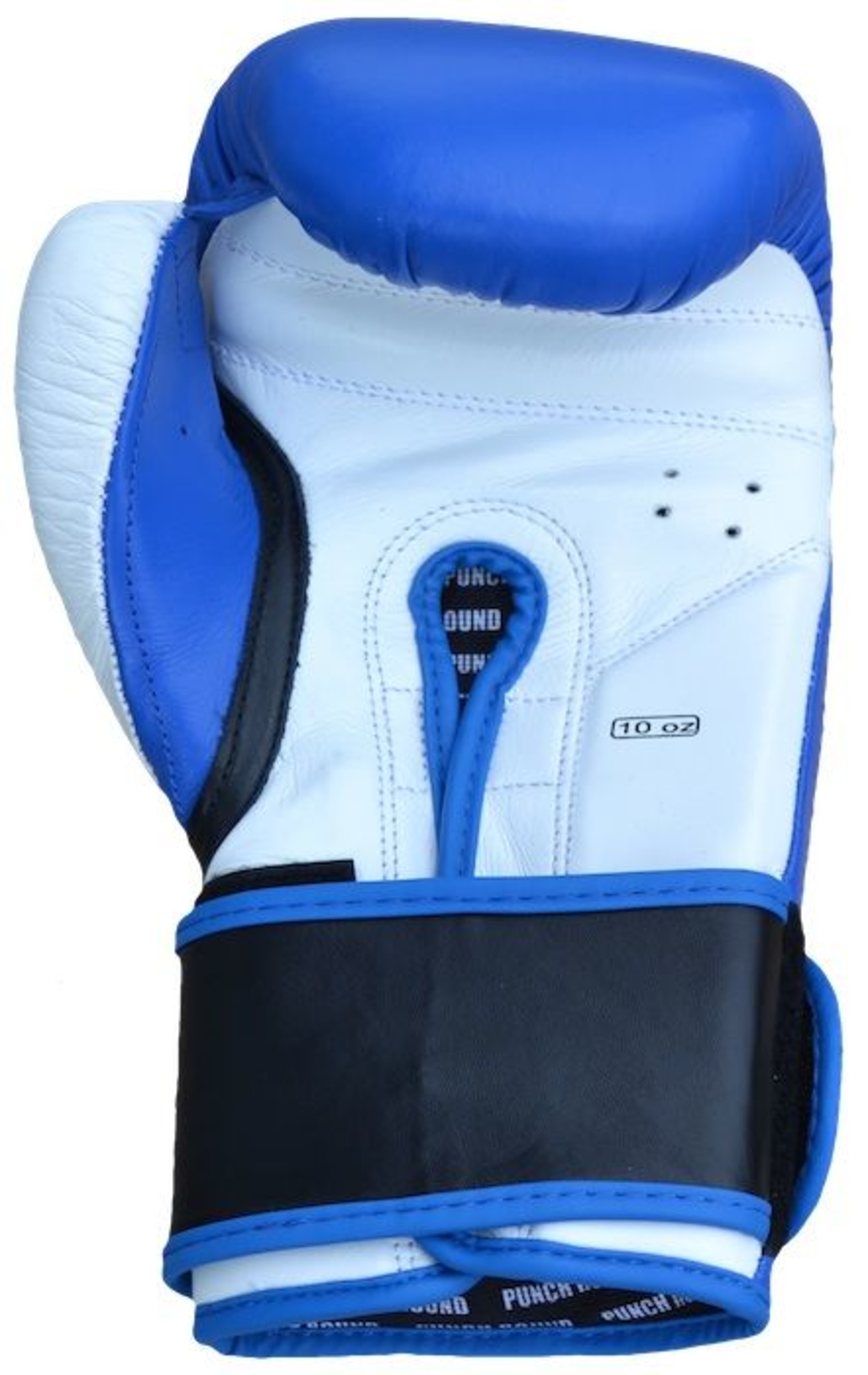 Punch Round™ ELITE PRO Boxing Gloves Blue White FIGHTWEAR SHOP EUROPE