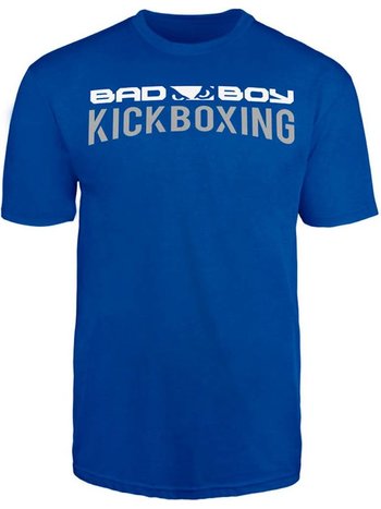 Bad Boy Bad Boy Kickboxing DISCIPLINE T Shirt Blue Kickboxing Clothing