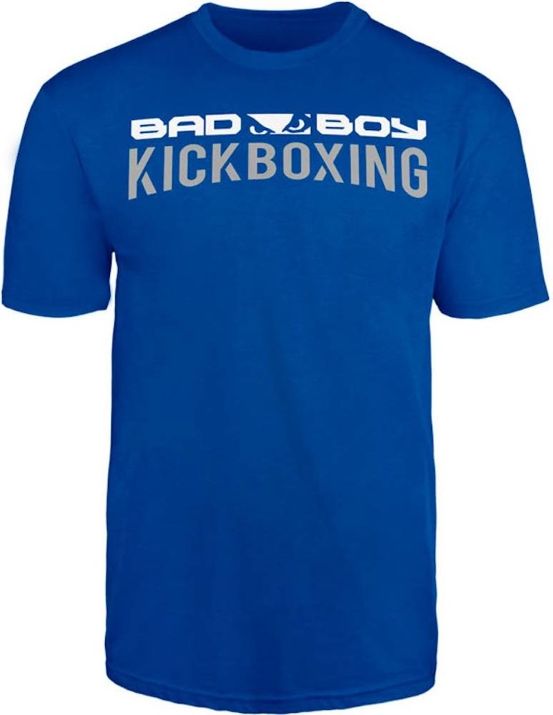 Bad Boy Bad Boy Kickboxing DISCIPLINE T Shirt Blue Kickboxing Clothing