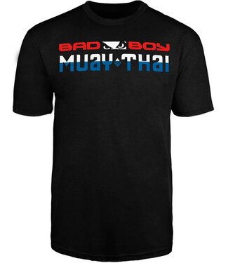 Bad Boy Bad Boy MUAY THAI DISZIPLIN T-Shirt Schwarze MUAY THAI Kleidung
