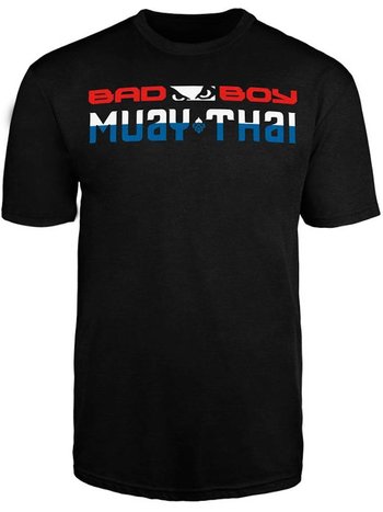 Bad Boy Bad Boy MUAY THAI DISCIPLINE T-shirt Zwart MUAY THAI Kleding