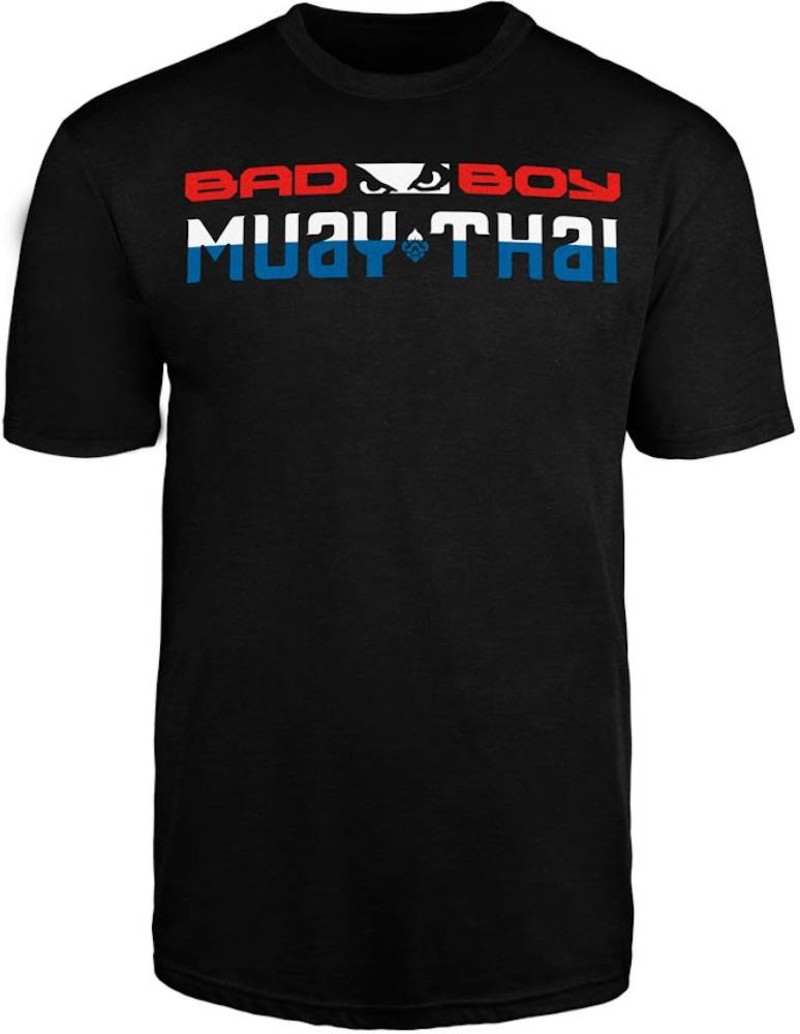 Bad Boy Bad Boy MUAY THAI DISZIPLIN T-Shirt Schwarze MUAY THAI Kleidung