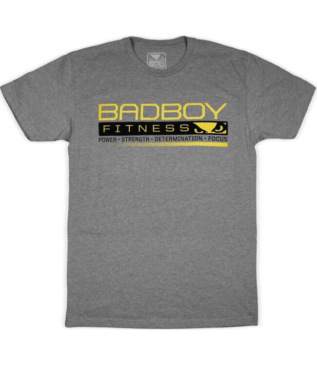 Bad Boy Grind T-Shirt Grijs Fitnesskleidung