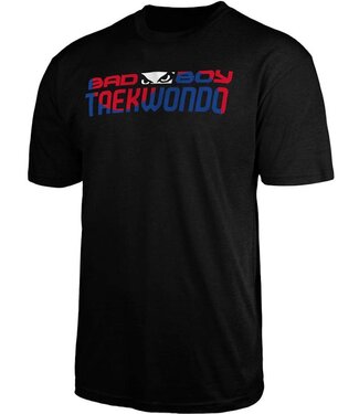 Bad Boy Bad Boy Kids TAEKWONDO DISCIPLINE T-shirt Zwart