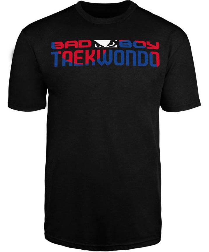 Bad Boy Kids TAEKWONDO DISCIPLINE T Shirt Black FIGHTWEAR SHOP EUROPE