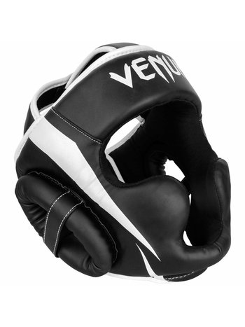 Venum Venum ELITE Headgear Kickboks Hoofdbeschermer Zwart Wit