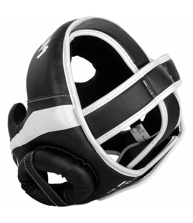 Venum ELITE Headgear Kickboks Hoofdbeschermer Zwart Wit