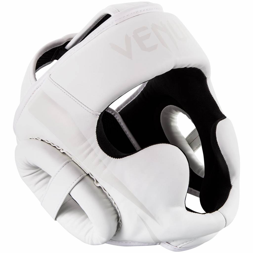 Venum ELITE Boxing Sports Headgear White Head Protection
