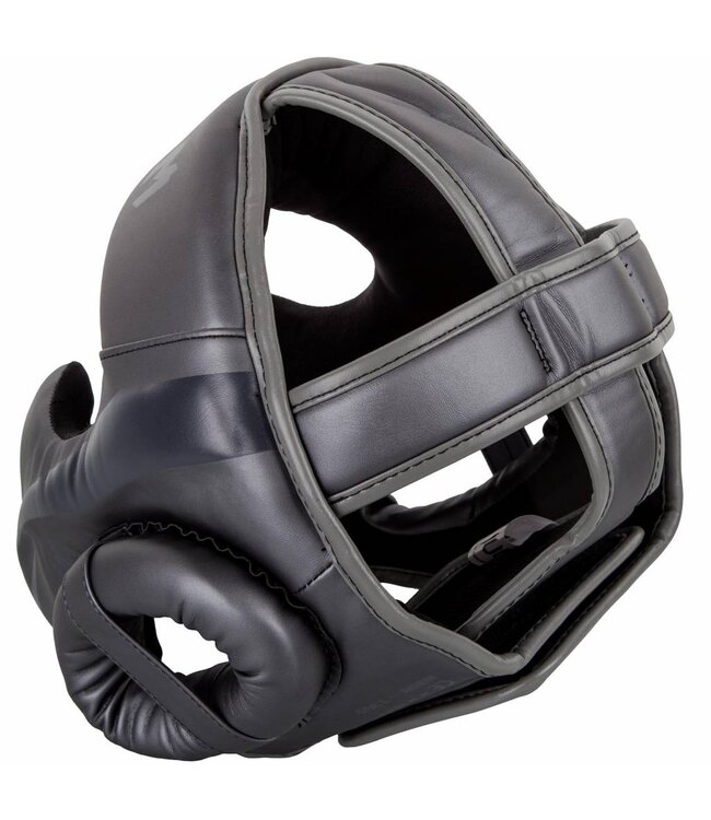 Venum ELITE Boxing Sports Headgear Kopfschutz Grau