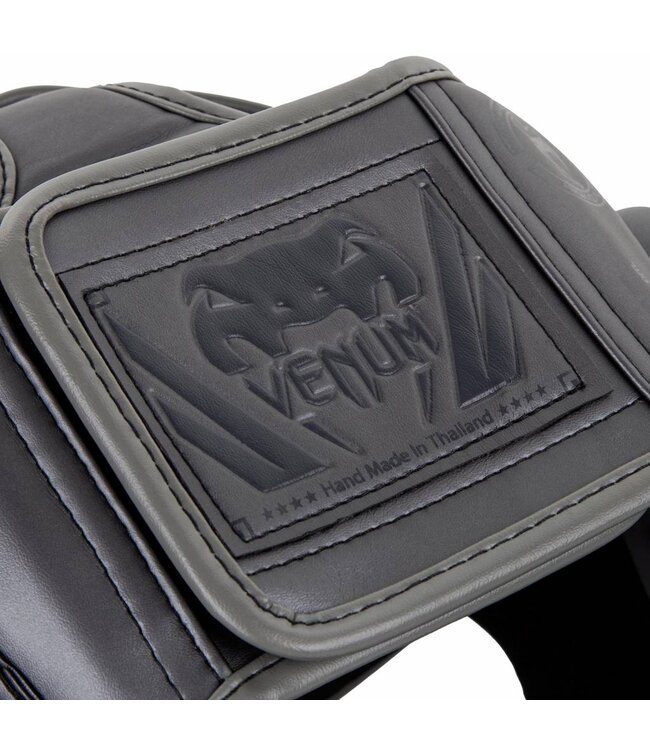 Venum ELITE Boxing Sports Headgear Kopfschutz Grau