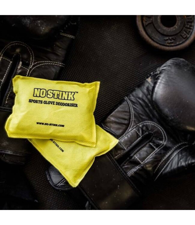No Stink Bokshandschoenen Verfrisser Sports Glove Deodouriser Yellow