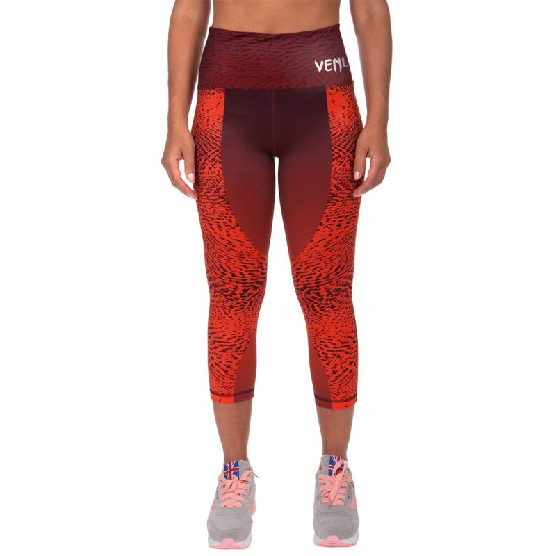 Venum Venum Dune Legging Crops Orange Venum Damenbekleidung Fitness