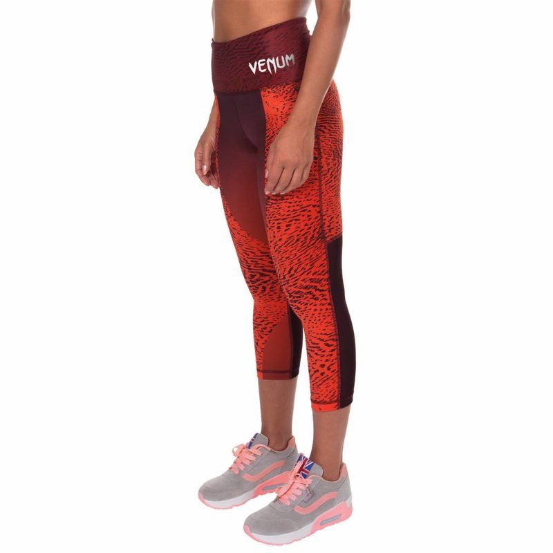 Venum Venum Dune Legging Crops Orange Venum Damenbekleidung Fitness