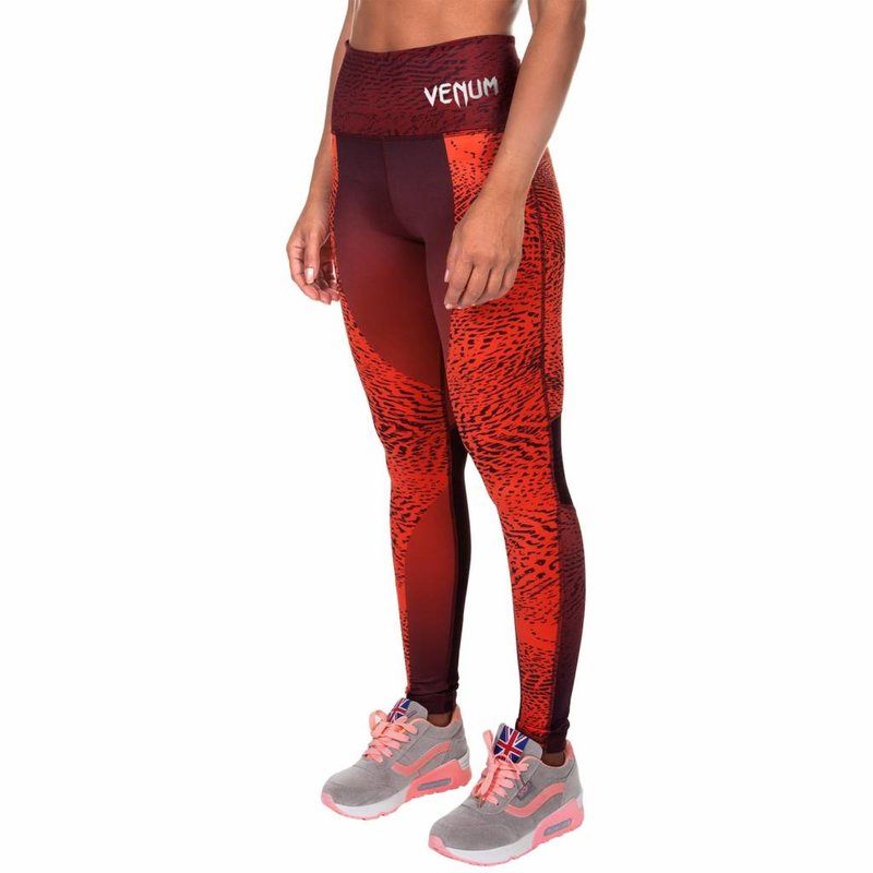 Venum Venum Damen Dune Legging Orange Venum Fitnessbekleidung