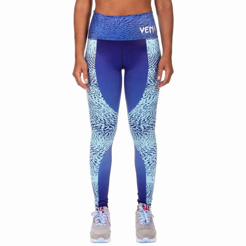 Venum Venum Dune Damen Legging Blau Venum Fitnessbekleidung