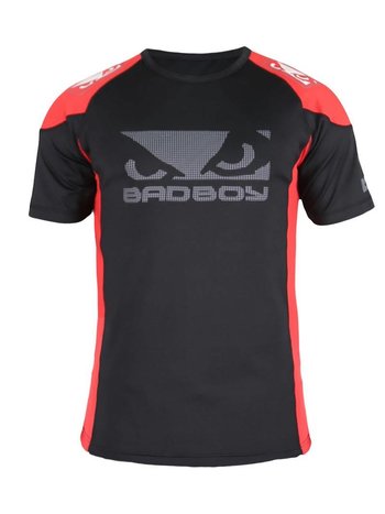 Bad Boy Bad Boy Performance Walkout 2.0 T Shirt Zwart Rood